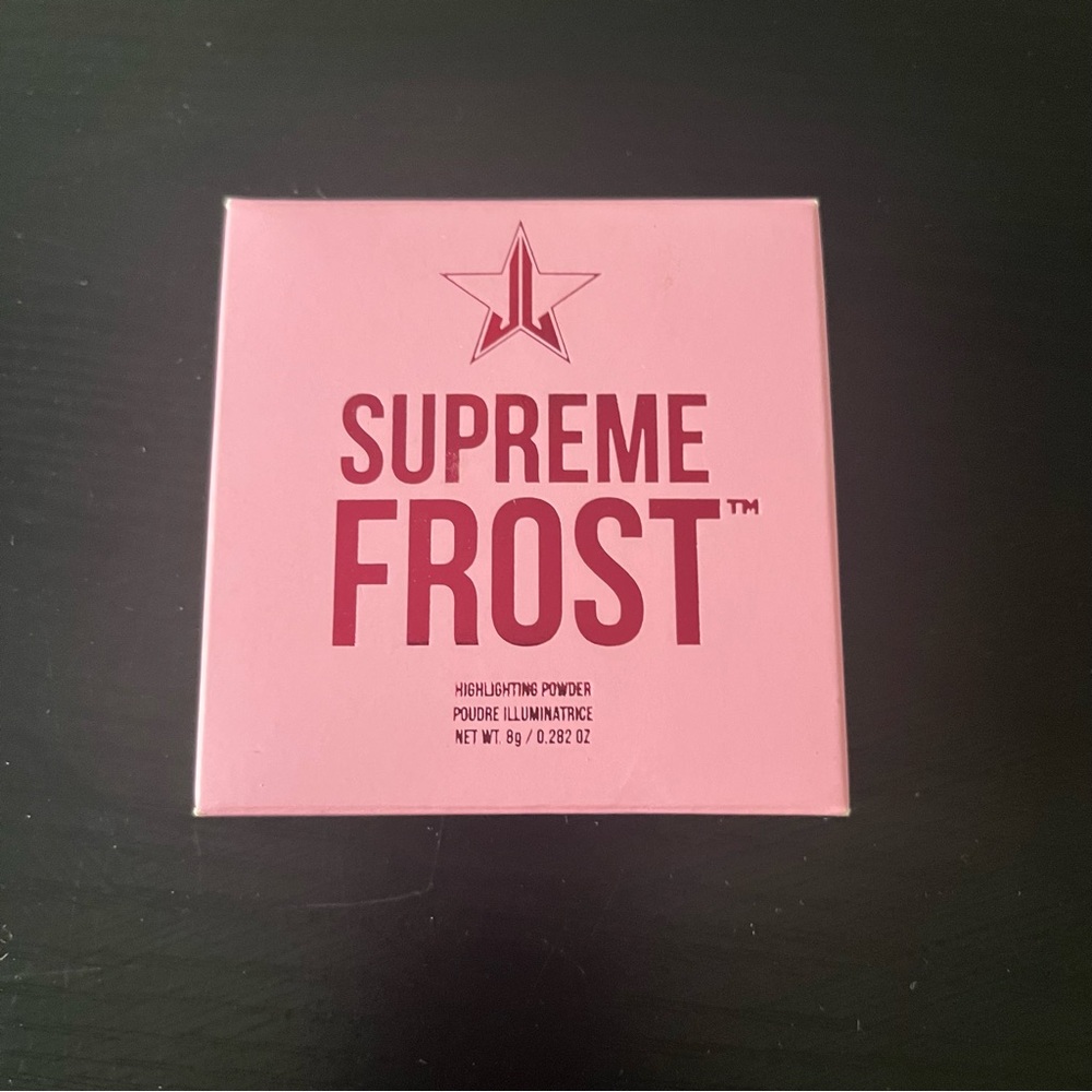 Jeffree Star Pink Supreme Frost Packaging